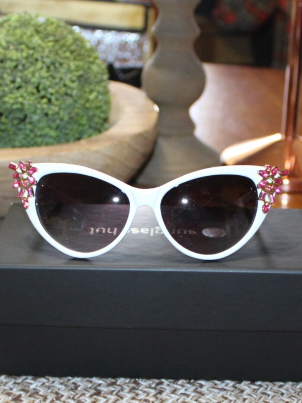 NWT Retro Cat Eye Bling Glasses CUTE/FUN! - Picture 7 of 7